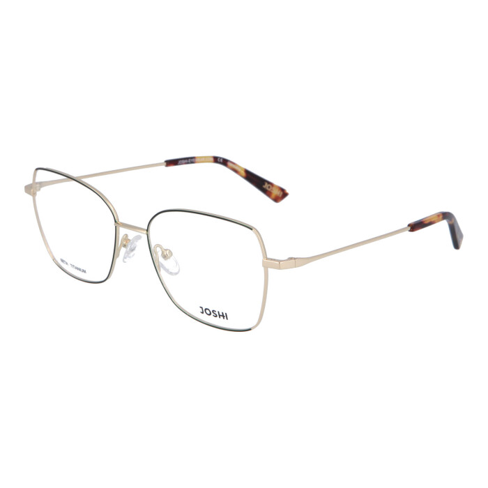 Moderne Damen - Brillenfassung 8146 aus Titan in Gold/Grün