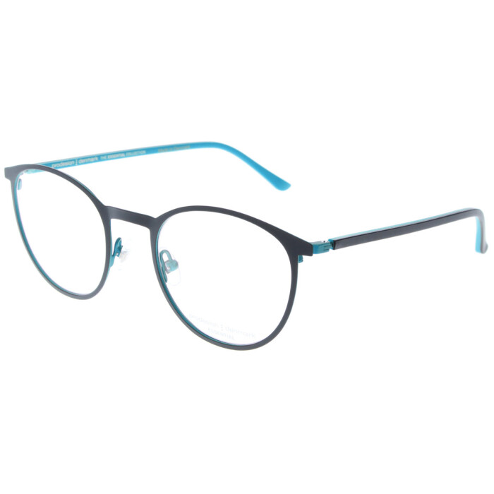 ProDesign Metall - Brillenfassung 3171-9131 in Schwarz matt - Blau
