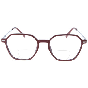 Bifokalbrille IONO aus TR90-Material wahlweise mit Sonnen-Clip und individueller Sehstärke