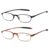 Fertiglesebrille BERT schwarz / braun braun +2,00 dpt