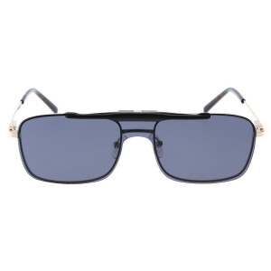 Klassische Metall - Bifokalbrille LESLEY mit schwenkbarem Sonnenclip und individueller Sehstärke