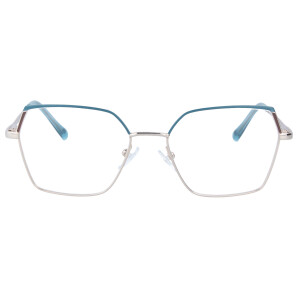Edle Metall - Lesebrille Cora mit auffälligem Rahmen und individueller Sehstärke