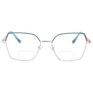 Elegante Bifokalbrille Cora mit auffälligem Rahmen und individueller Sehstärke