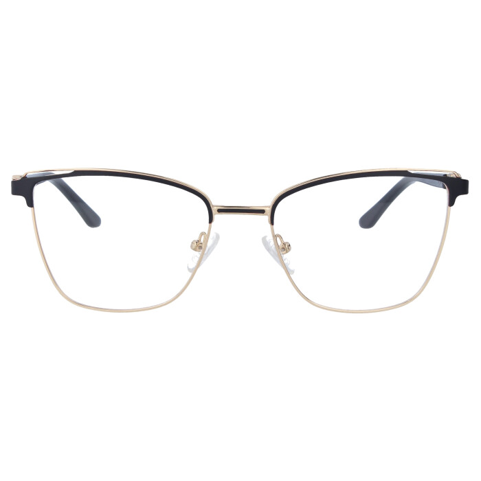 Edle Metall - Lesebrille Laura mit auffälligem Rahmen und individueller Sehstärke