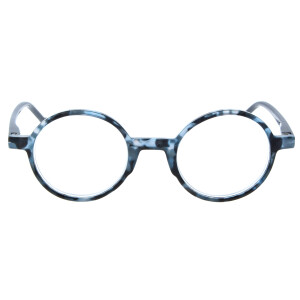 Runde Fertig-Lesebrille aus Kunststoff COMO mit...