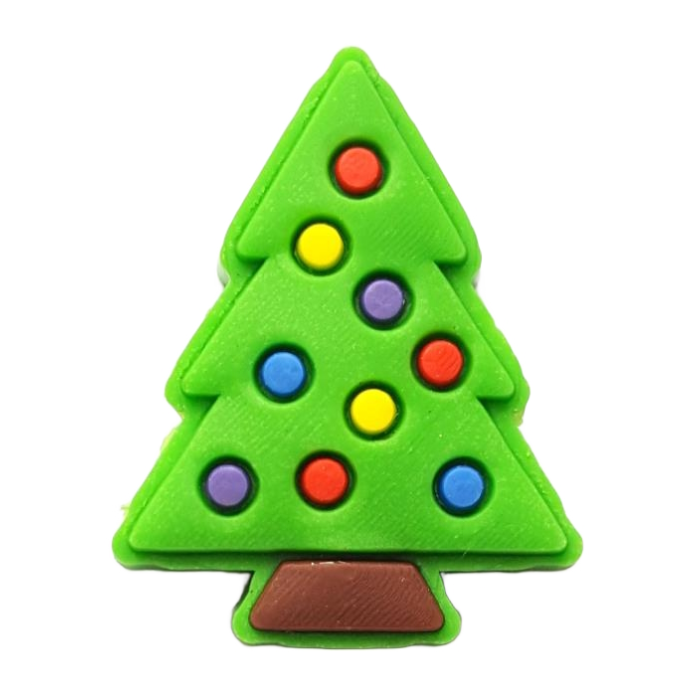 Niedliche Schmuck - Charms "BLINX" aus 3D - Softgummi als Accessoires für Brillenbügel Weihnachtsbaum