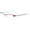 K16 Auffällige Damen - Brillenfassung Nylor K1230 Col 702 in Rot - Weiß