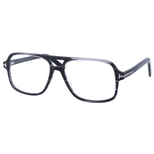 Schicke Acetat - Fernbrille Ronaldo mit auffälligem Doppelsteg und individueller Sehstärke