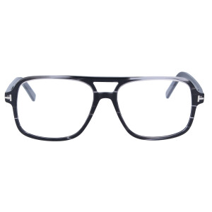 Schicke Acetat - Fernbrille Ronaldo mit auffälligem Doppelsteg und individueller Sehstärke