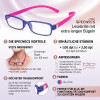 Lesebrille SPECNECS mit extra langen Bügeln und Federscharnier