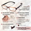 Lesebrille SPECNECS mit extra langen Bügeln und Federscharnier