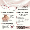 Lesebrille RSPECXS SPORTREADER im sportlichen Design mit Federscharnier Rosé / Perlmutt + 2,00 dpt
