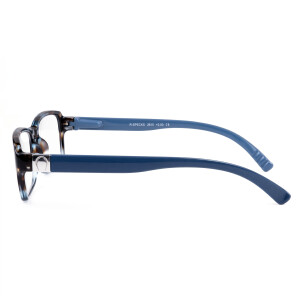 Lesebrille RSPECXS SPORTREADER im sportlichen Design mit Federscharnier Blau marmoriert + 1,50 dpt
