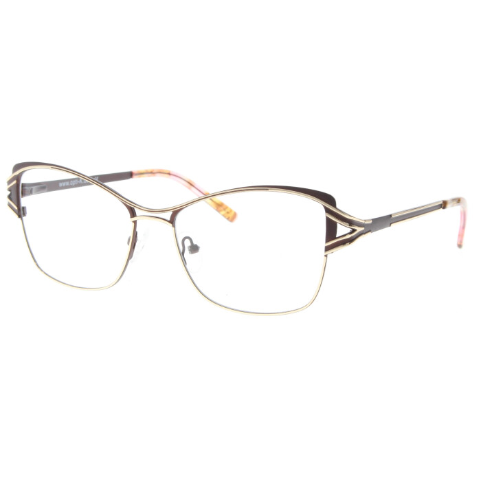 Edle Metall - Lesebrille Ruth mit Federscharnier und individueller Sehstärke