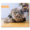 Bezauberndes Microfasertuch mit tierischem Motiv - 18 x 14,5 cm - Katze