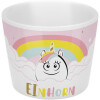 Niedlicher Sheepworld Eierbecher aus Porzellan mit lustigem Spruch "EInhorn"