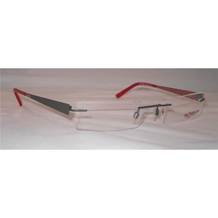 Stylische Damen - Brillenfassung Morgan Mod. 204000 Col. 339 in Rot - Grau