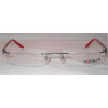 Stylische Damen - Brillenfassung Morgan Mod. 204000 Col. 339 in Rot - Grau