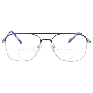Schicke Metall - Bifokalbrille Tamme mit Doppelsteg und individueller Sehstärke