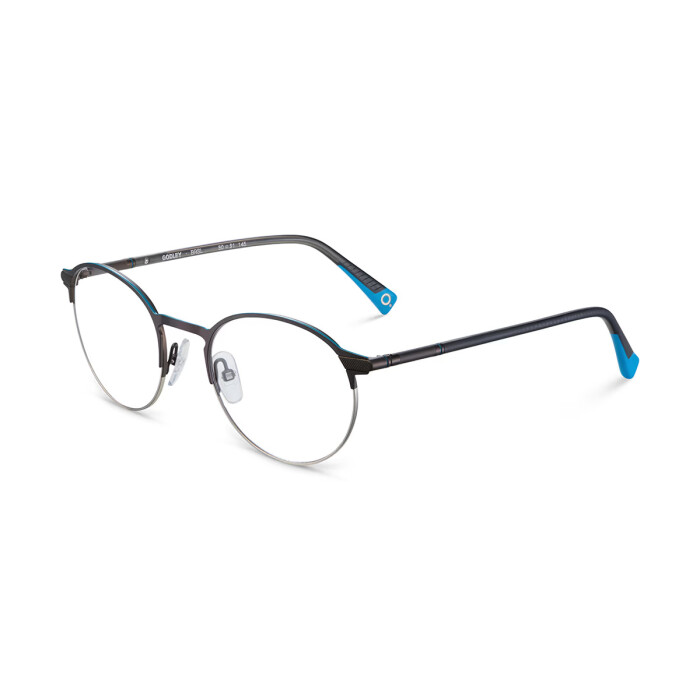 Etnia Barcelona  GODLEY BRSL Unisex-Brillenfassung mit Federscharnier Braun-Silber