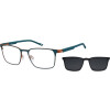 CHARMANT Ad Lib - AB3363 TL - Titanium Brillenfassung in Teal-Orange