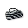 Schönes Handtaschenetui im Safari - Design mit praktischem Tragegriff Zebra
