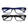 Zeitlose Fertiglesebrille EASY collection aus Kunststoff mit Federscharnier in zwei Farben