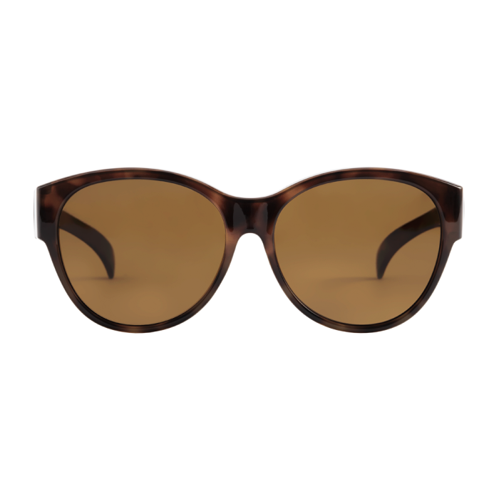 Moderne Ofar Überbrille / Sonnenbrille polarisierend im angesagten Design  Ohne Havanna glänzend