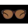 Moderne Ofar Überbrille / Sonnenbrille polarisierend im angesagten Design in Braun gestreift