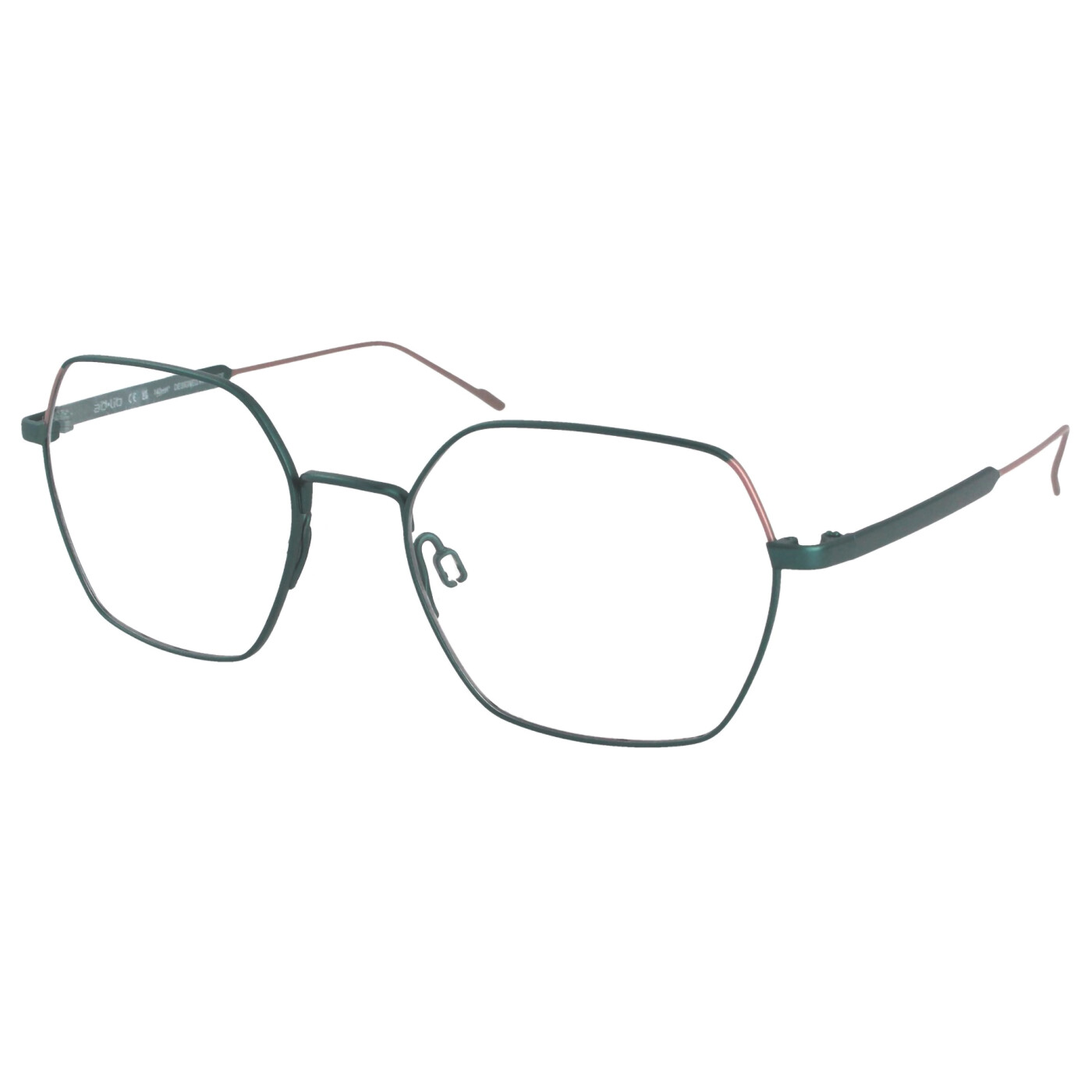 Monture De Lunettes Carrée Charmant AB3101 En Titane Blanc Bronze - Unisexe - Dimensions 50-26-145 - Neuf
