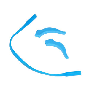 SET Brillenband und Fassungshalter aus Silikon in verschiedenen Farben  lila