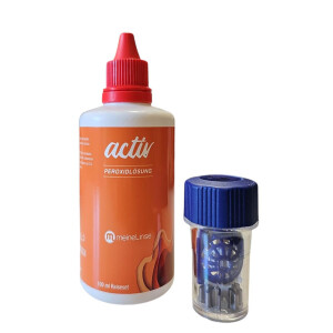 meineLinse activ Peroxidlösung Reise-Set 1 x 100ml +...