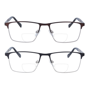 Klassische Metall- Bifokalbrille Benjamin mit...