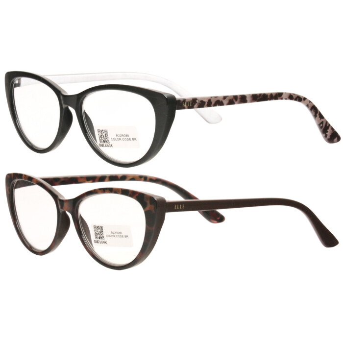 Auffällige ELLE Lesebrille EL15946 in verschiedenen Stärken mit hochwertigem Federscharnier