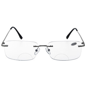 Randlose Bifokalbrille SIRKO mit Blaulichtfilter und...