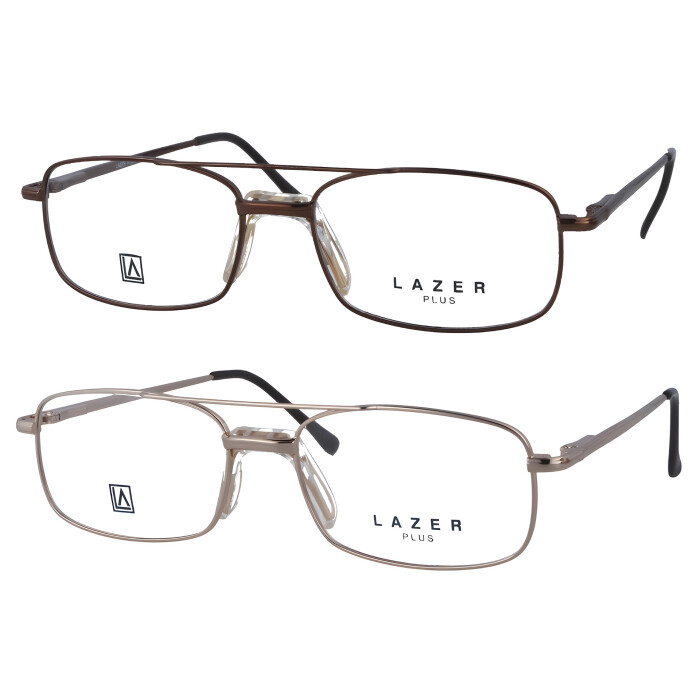 Schicke Fernbrille TIBOR (groß) mit Federscharnier und verstellbarem Sattelsteg - mit individueller Stärke