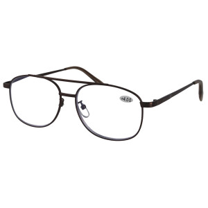 Schlichte Fertiglesebrille mit einfacher Entspiegelung...