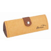 Stylische Hartschalen-Brillenetui mit Druckknopf in 3 Farben Beige