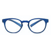 Moderne Lesebrille MNR1 aus hochwertigem Kunststoff mit Federscharnier und praktischer Nackenhalterfunktion Blau +2,50 dpt