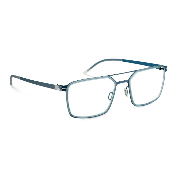 Etnia Barcelona WIRE 550 in Petrol 55/19 Vollrand mit Federscharnier