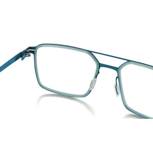 Etnia Barcelona WIRE 550 in Petrol 55/19 Vollrand mit Federscharnier