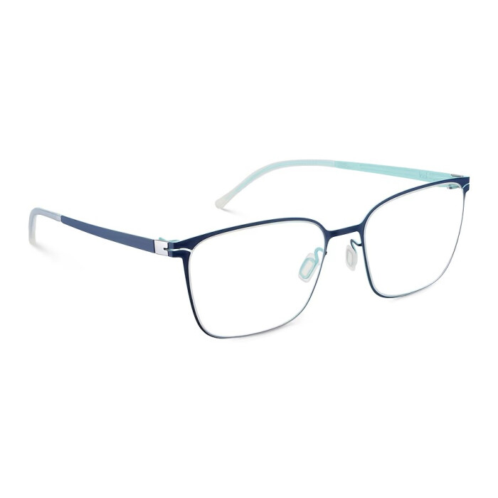 Etnia Barcelona LYRA 540 in Blau - Türkis 54/17 Vollrand mit Federscharnier