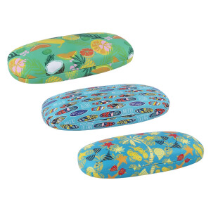 Sommerliches Hartschalen - Brillenetui ALOHA mit...