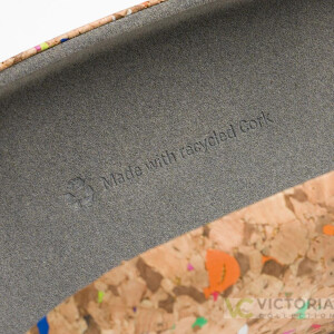 Stilvolles Hartschalenetui mit Kork-Bezug aus recyceltem...