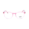 Jugend - Brillenfassung BRAUNWARTH 59 - 2108-54 in transparentem Pink mit 180° Scharnier