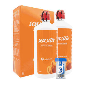 meineLinse sensitiv Peroxidlösung Doppelpack 2 x...