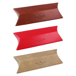 Modernes Brillenetui aus Kunstleder mit seitlichen...