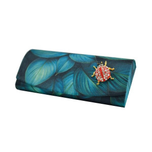 Elegantes, halbhartes Brillenetui mit zauberhaftem...