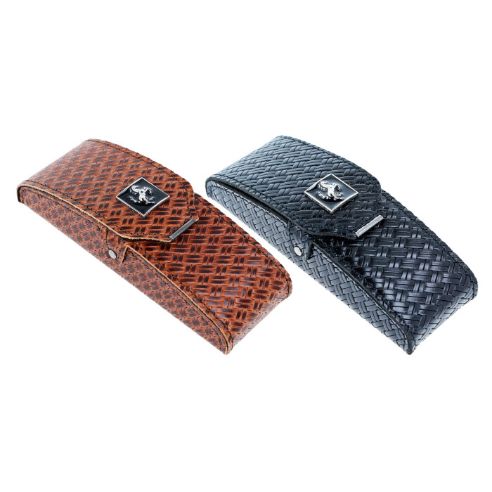 Exklusives Einsteck-Etui aus echtem Leder im klassischem Design und in zwei eleganten Farbausführungen