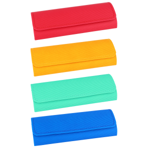 Farbenfrohes halbhartes Brillenetui RIMINI mit...